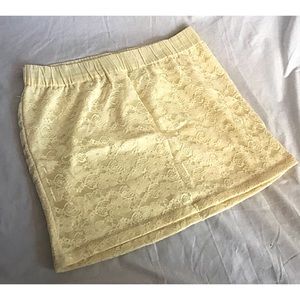 Ivory Lace Skirt